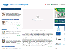 Tablet Screenshot of nrsp.org.pk